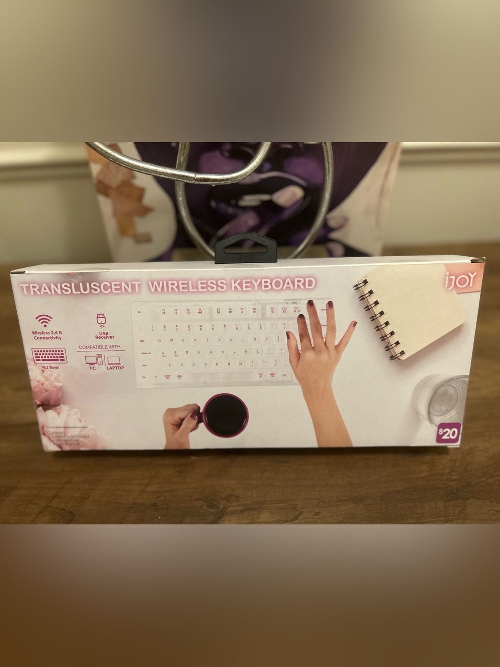 iJoy Translucent Wireless Keyboard - Picture 5 of 5